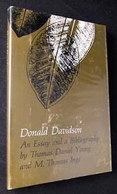 Donald Davidson : An Essay and a Bibliography