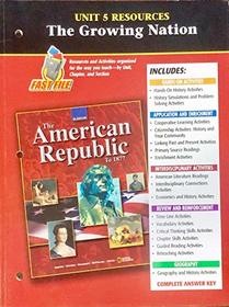 American Republic to 1877, Unit 5 Resources