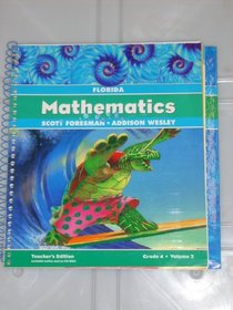 Florida Mathematics, Teacher's Edition, Grade 4, Volume 2