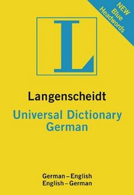 Langenscheidt Universal Dictionary German (Langenscheidt Universal Dictionaries (German))