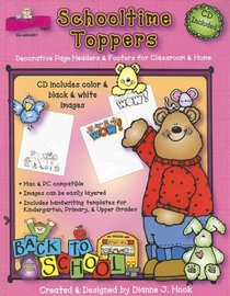 Schooltime Toppers: Decorative Page Headers & Footers for Classroom & Home