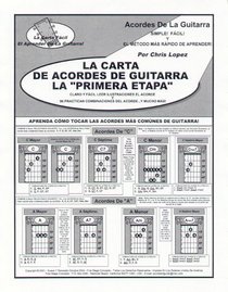 La Carta Del Acorde De La Guitarra De La Primera Etapa - Aprenda Cmo Tocar Los Acordes Lo Ms Comunmente Posible Tocados De La Guitarra!