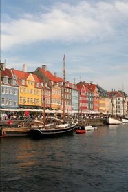 Nyhavn Harbour in Copenhagen Denmark Journal: 150 page lined notebook/diary