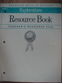 Explorations Level L Resource Book Teacher's Resource File