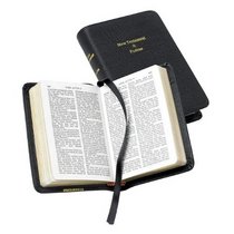KJV Vest-Pocket New Testament and Psalms Black French Morocco KJ413NP
