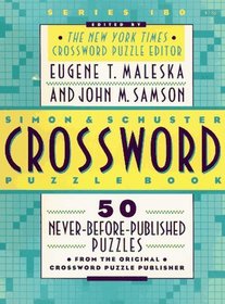 Simon  Schuster Crossword Puzzle Book #180 (Ss Crossword)