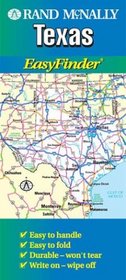 Rand McNally Texas Easyfinder Map