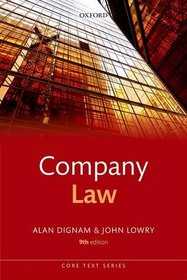 Company Law, 9th Ed. (Core Texts Series)