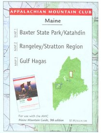 Maine Mountains Trail Map 1: Baxter State Park-Katahdin/Rangeley-Stratton/Gulf Hagas