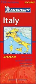 Michelin Italy 2004 (Michelin Maps)
