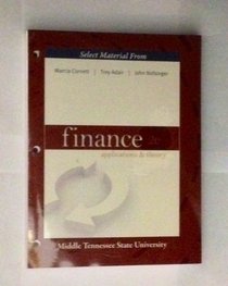 Finance, Applications & Theory: Middle Tennessee State University