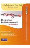 Real Nursing Skills 2.0 Access Code Card for Real Nursing Skills: Physical & Health Assessment