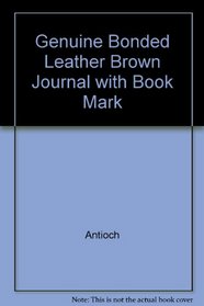 Genuine Bonded Leather Brown Journal with Book Mark