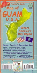 Franko's Guide Map of Guam USA