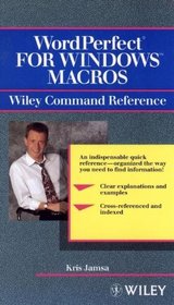 Wordperfect for Windows Macros Wiley Command Reference