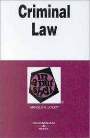 Criminal Law in a Nutshell (Nutshell Series)