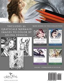 Mermaids Grayscale Coloring Edition (Fantasy Coloring by Selina) (Volume 7)