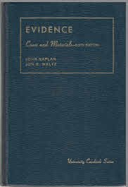 Cases and Materials On Evidence