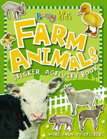 Busy Kids Farm Animals Sticker Activity Book (Busy Kids (Paperback))