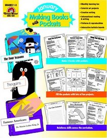 January: Making Books with Pockets: Grades 1-3