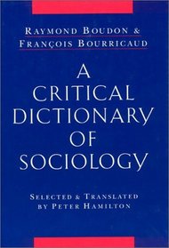 A Critical Dictionary of Sociology