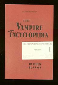 The Vampire: the Encyclopaedia