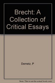 Brecht: A Collection of Critical Essays