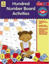 Hundred Number Board Activities Gr K-1