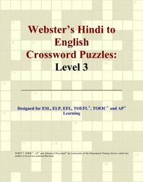 Webster's Hindi to English Crossword Puzzles: Level 3