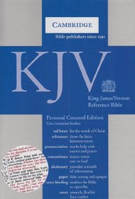 KJV Personal Concord Reference Gray Imitation KJ462XR (Bible Kjv Red Letter Edition)