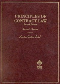 Principles of Contract Law, 2d (American Casebook Series)