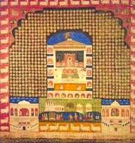 Rajasthani temple hangings of the Krishna cult from the Collection of Karl Mann