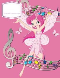 Music Manuscript Wide Staff For Girls: Children's Blank Sheet Music Manuscript Paper Notebook For Young Musician, Songwriter, Composer, Or Musical ... Chord Notation Lesson Memo) (Volume 1)