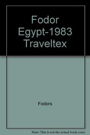 Fodor Egypt-1983 Traveltex