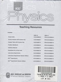 Teaching Res Pkg Holt Physics 2009