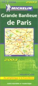 Michelin France, Outskirts of Paris Map