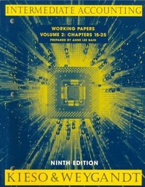 Intermediate Accounting: Working Papers : Chapters 15-25