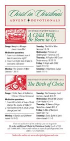 Christ in Christmas Advent Devotionals