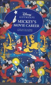 Disney Giftwraps Mickey's Movie Career: 12 Full-Color, Tear-Out Sheets, Each Sheet 4 Times Book Size