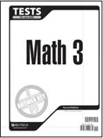Math 3 Tests Answer Key (Christian Schools)