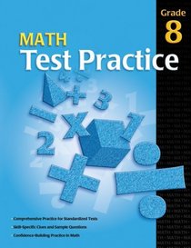 Math Test Practice Consumable, Grade 8