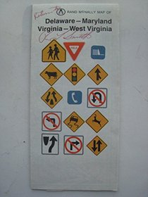 Delaware, Maryland, Virginia, West Virginia, map: Including metropolitan maps of Washington, D.C., Baltimore ... with special features ... and mileage log