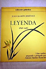 Leyenda 1896-1956 (Coleccion Goliardica ; 0 [i.e. zero]) (Spanish Edition)