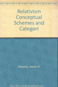 Relativism Conceptual Schemes and Categori