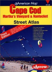 Cape Cod, Martha's Vineyard  Nantucket Street Atlas