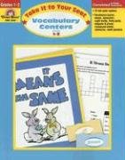 Vocabulary Centers (Take It to Your Seat) Grades 1-2
