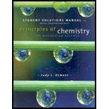 Student Solutions Manual for Moore/Stanitski/Jurs' Principles of Chemistry: The Molecular Science
