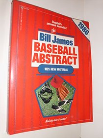 The Bill James Baseball Abstract, 1986