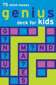Genius Deck Mind Mazes for Kids (Genius Decks)