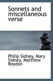 Sonnets and miscellaneous verse